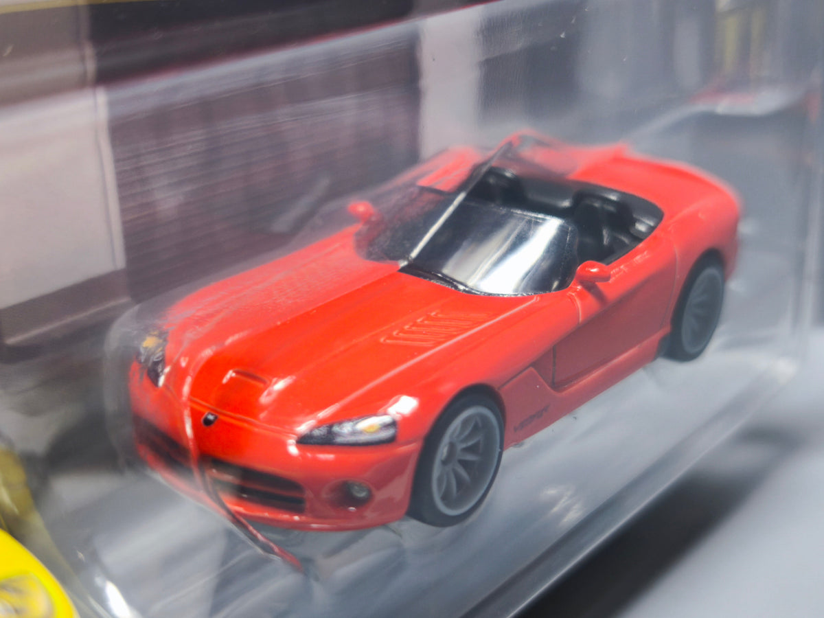 Hot Wheels Premium 2-pack 2012 Corvette Z06 2003 Dodge Viper SRT-10 (CT12)