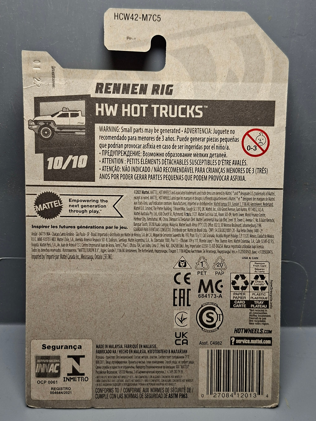 Hot Wheels Rennen rig 2022-127 (NP26)
