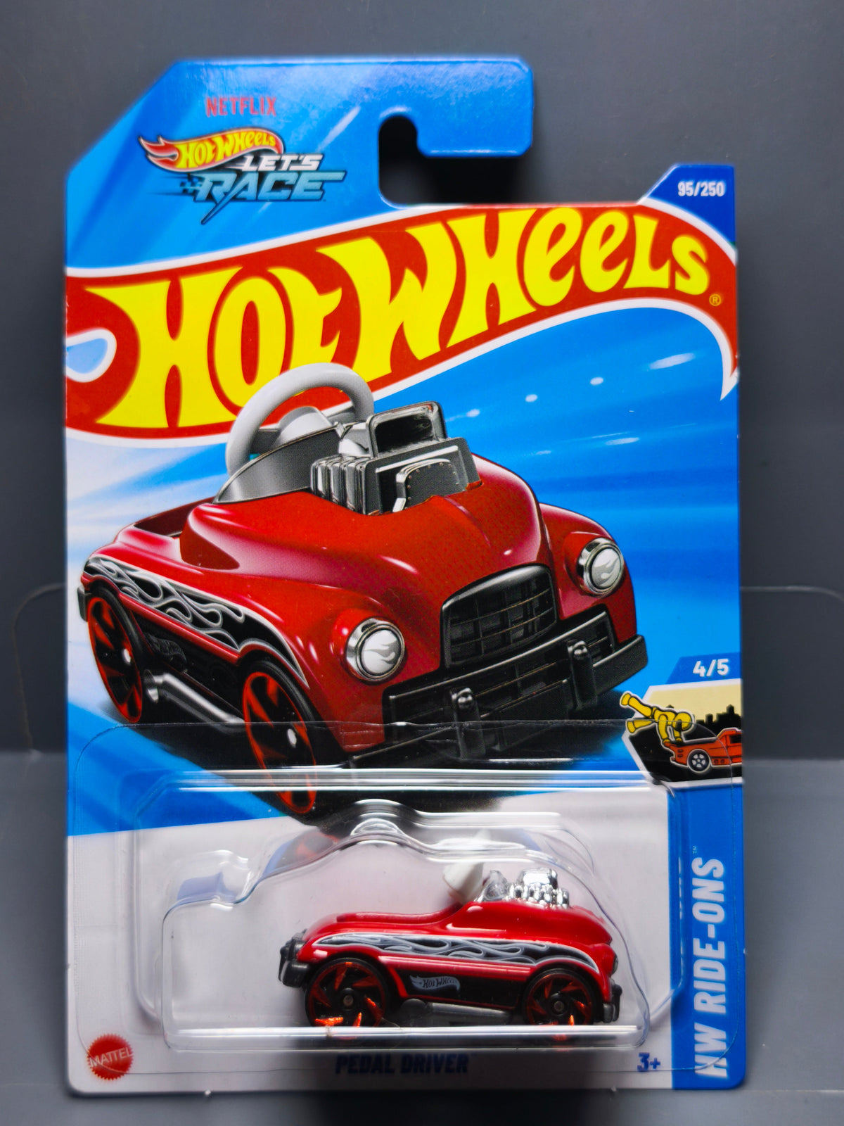 Hot Wheels Pedal Driver Netflix Let's Race 2025-071 TH (NP09)