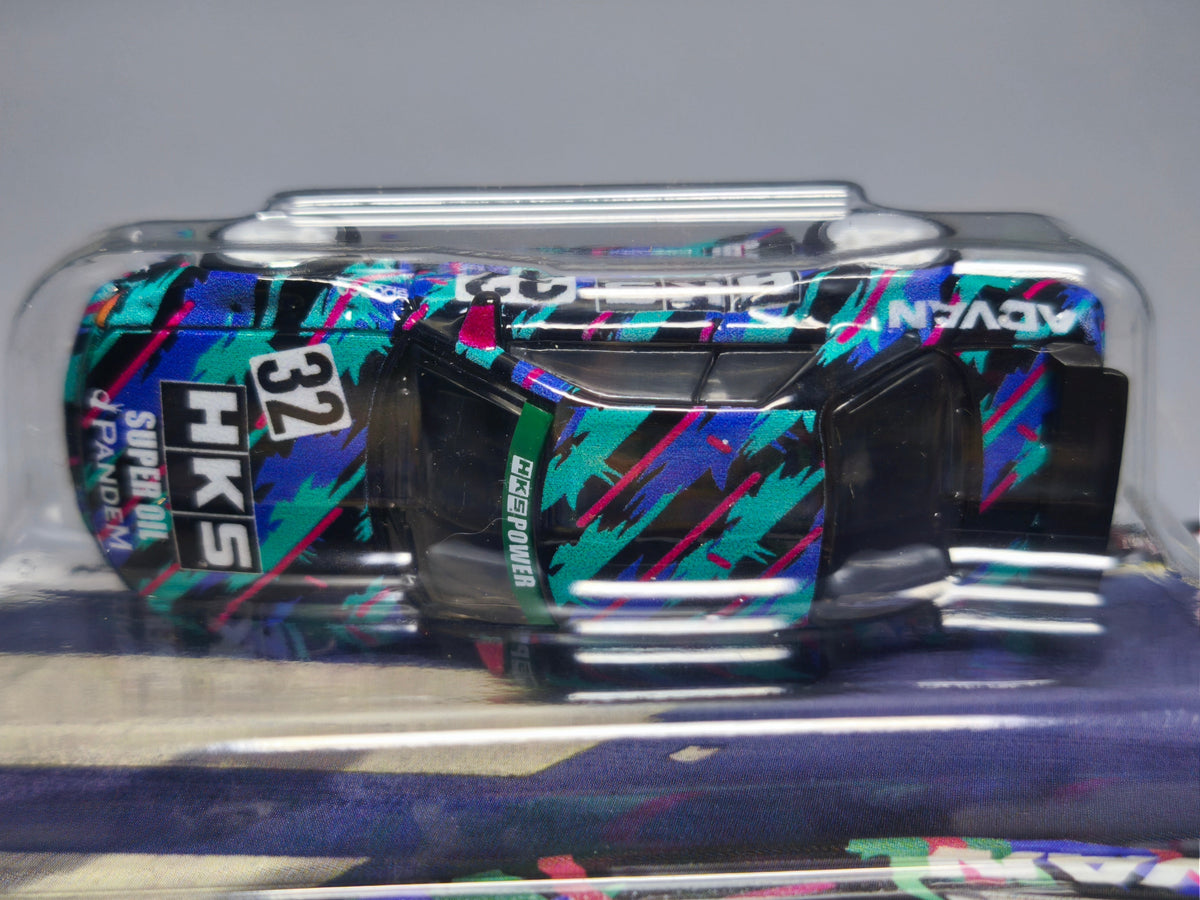 Hot Wheels Boulevard Nissan Skyline GT-R (R32) Pandem HKS Advan (NG03)