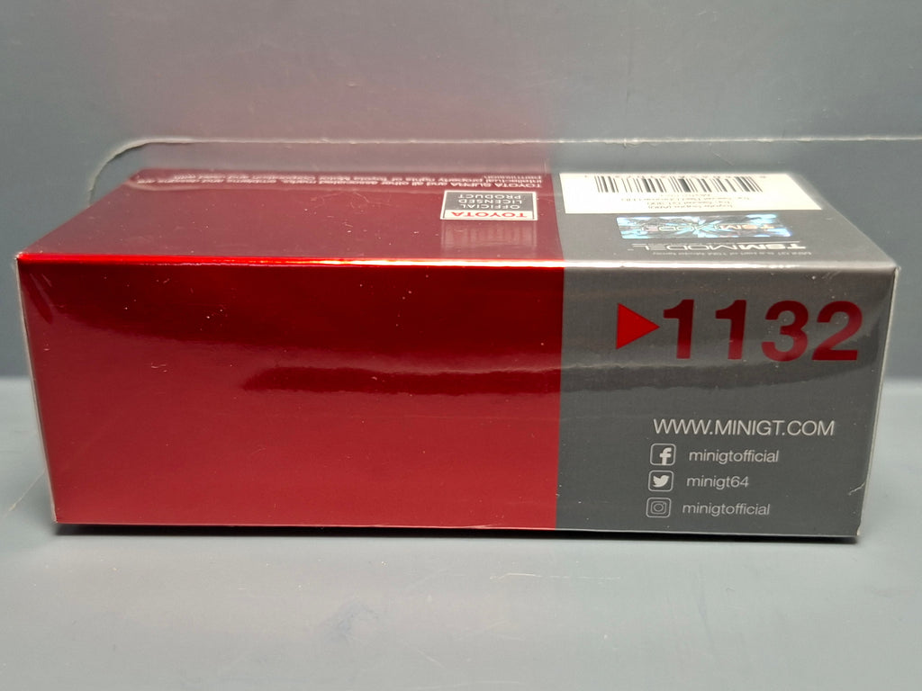 Mini GT Toyota Supra (A80) Top Secret GT-300 Red Crrome  n° 1132 (NP38)