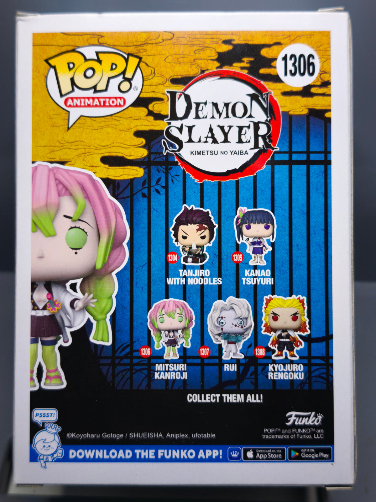 Funko Pop!  DEMON SLAYER  POP Animation N° 1306 Mitsuri Kanroji  (F50)