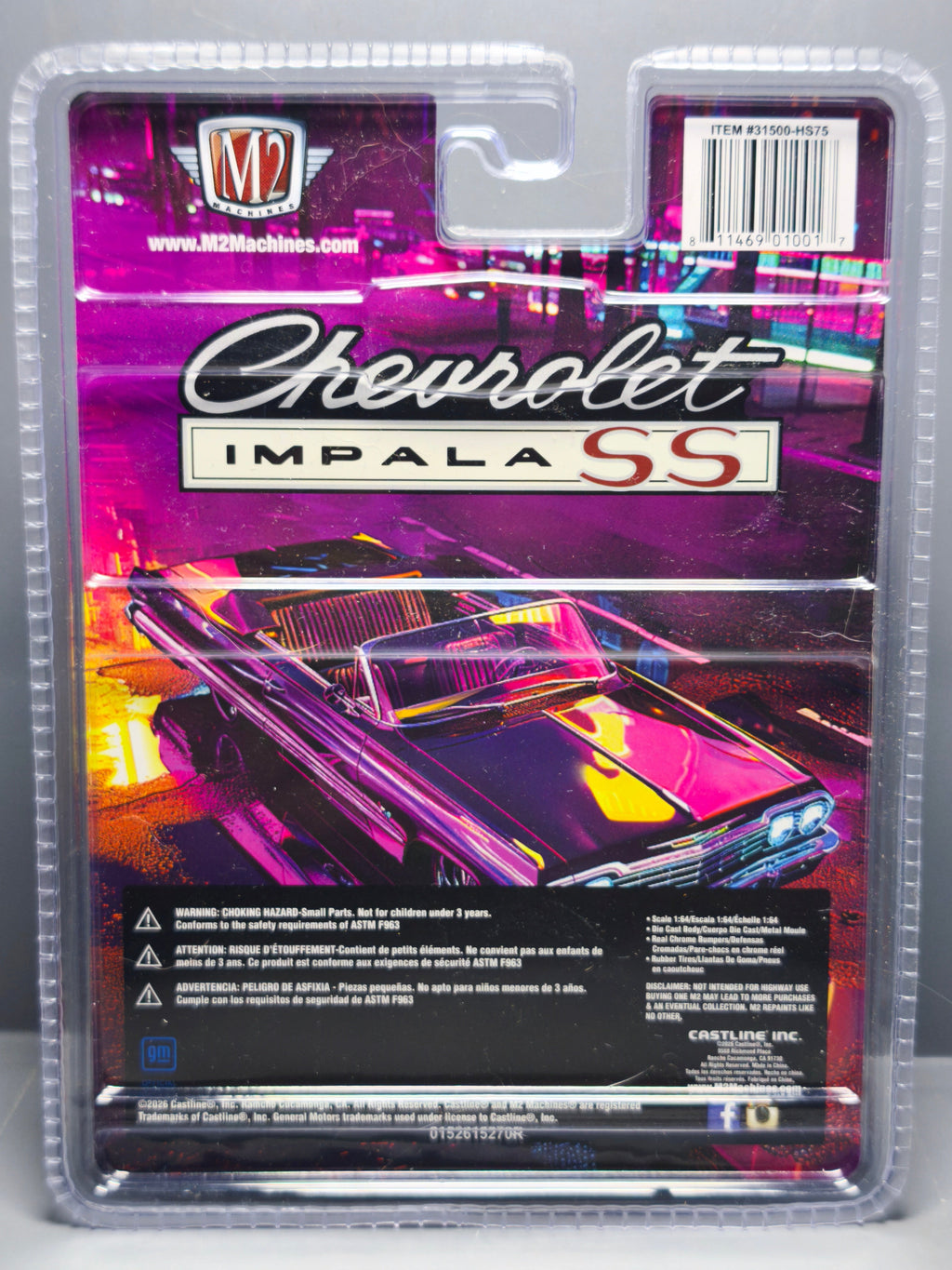 M2 Machines 1964 Chevrolet Impala SS 409 Convertible (NG05)