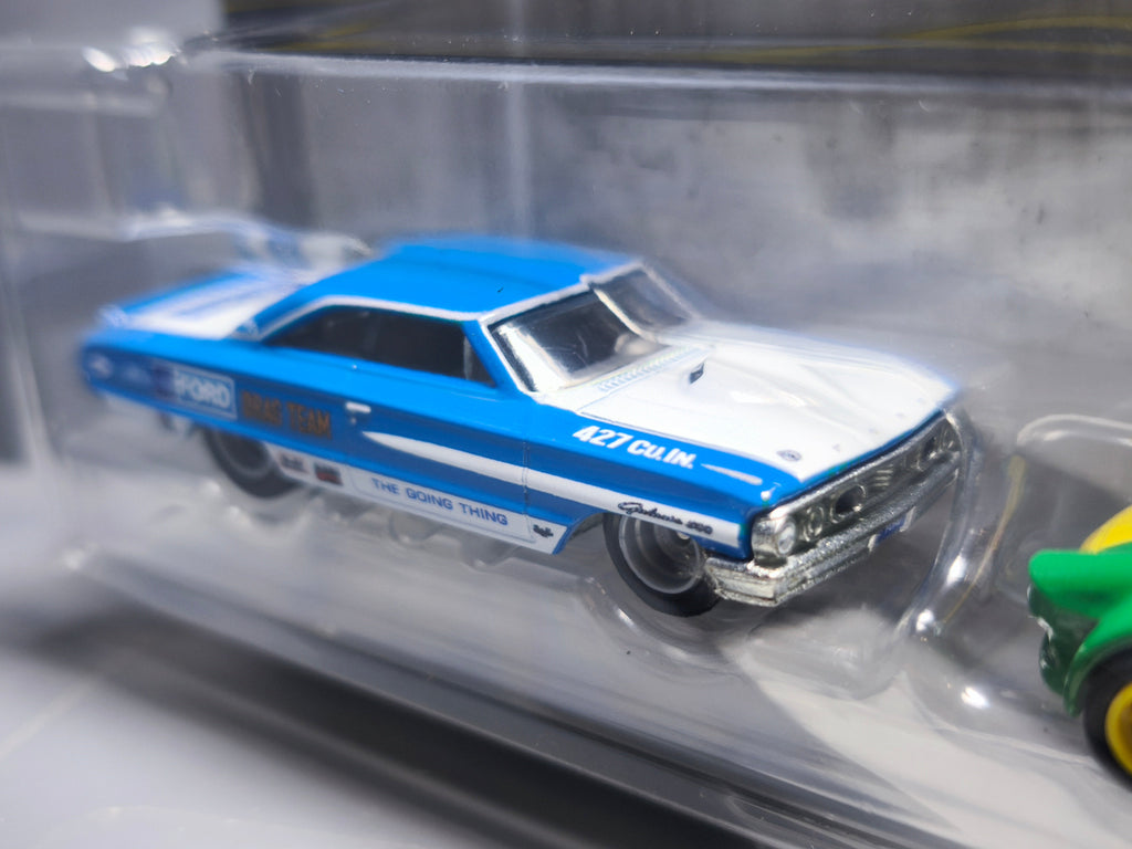 Hot Wheels Premium 2-pack ’64 Ford galaxie 500 - '67 Anglia racer (CT12)