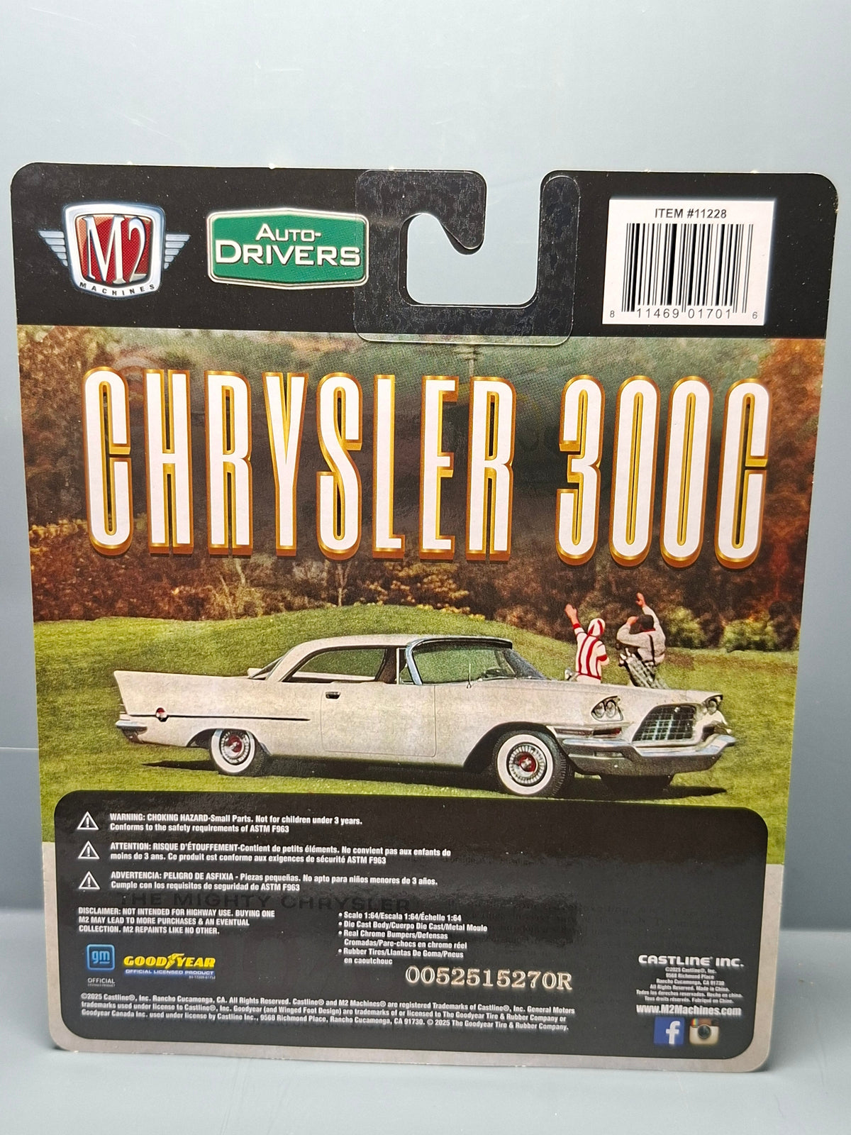 M2 Machines 2025 auto drivers R130 1957 Chrysler 300C (NG52)