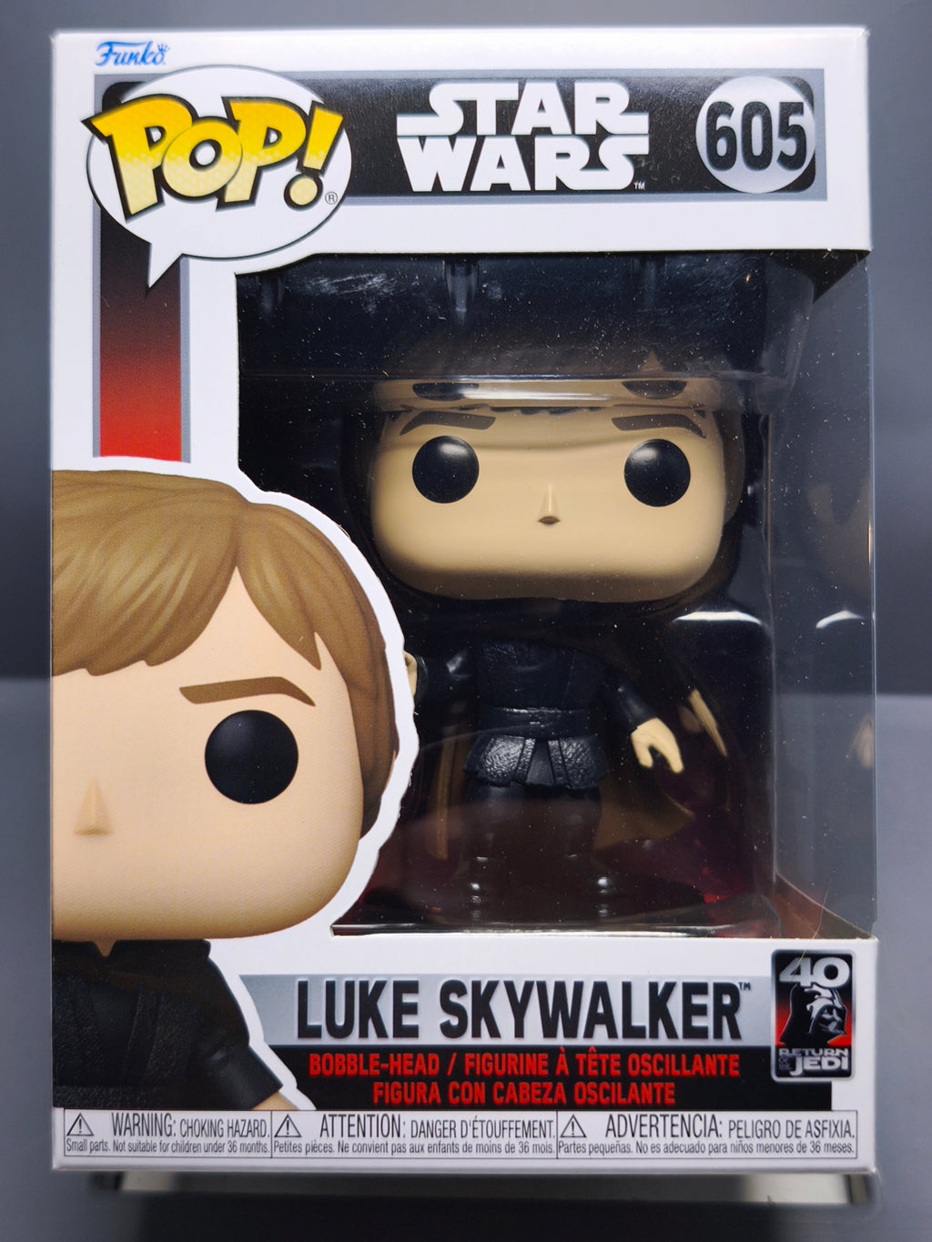Funko Pop! STAR WARS 6 "40EME ANNIVERSAIRE"  N° 605 Luke  (F36)