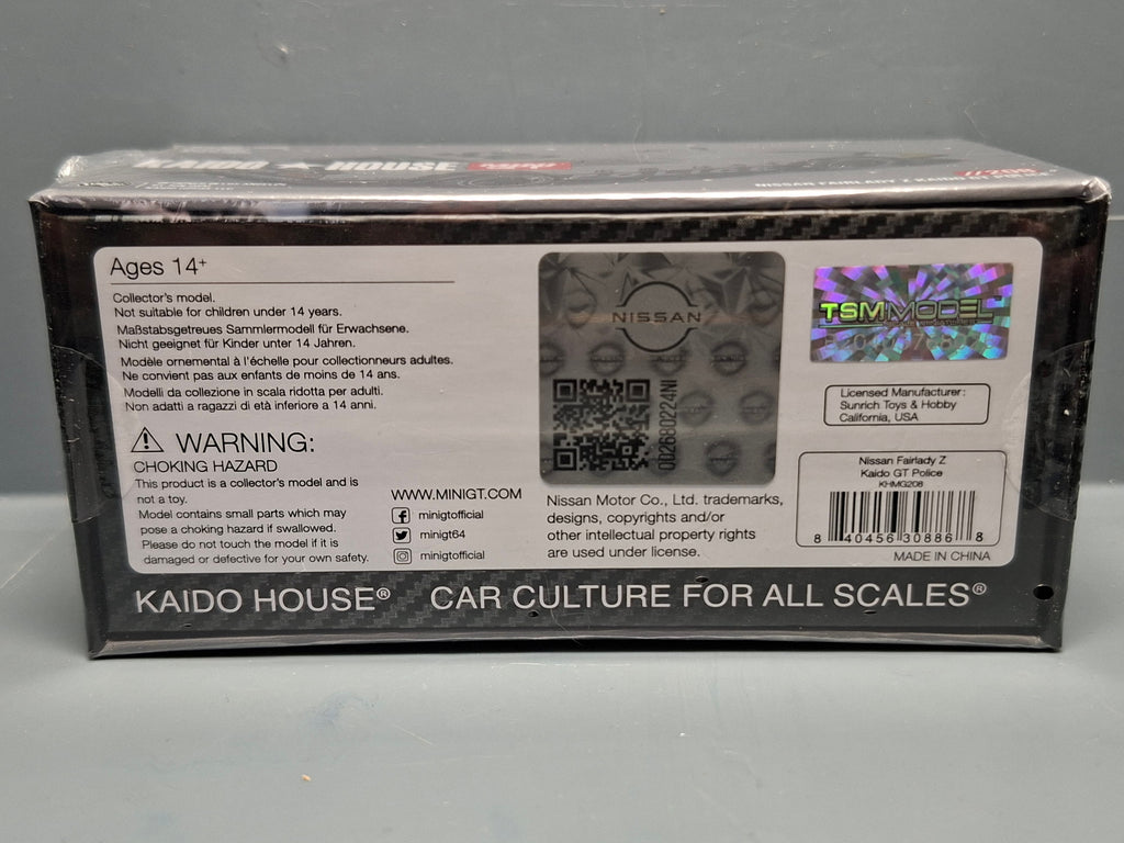 Mini GT Kaido House Nissan Fairlady Z Kaido GT Police  n° 208 (NP40)