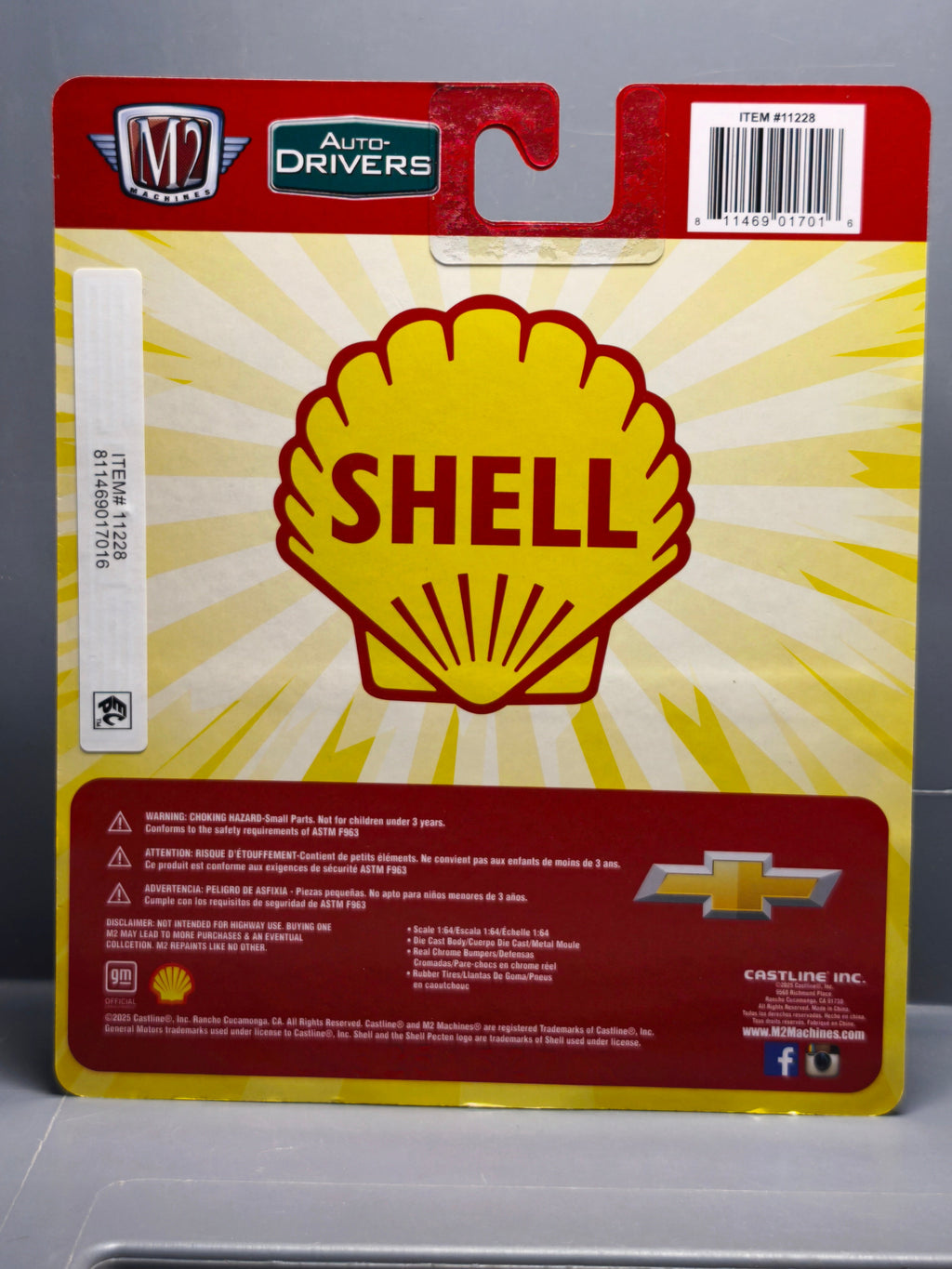 M2 Machines 2025 auto drivers R126 Shell 1959 Chevrolet Corvette XP-86 (NG06)