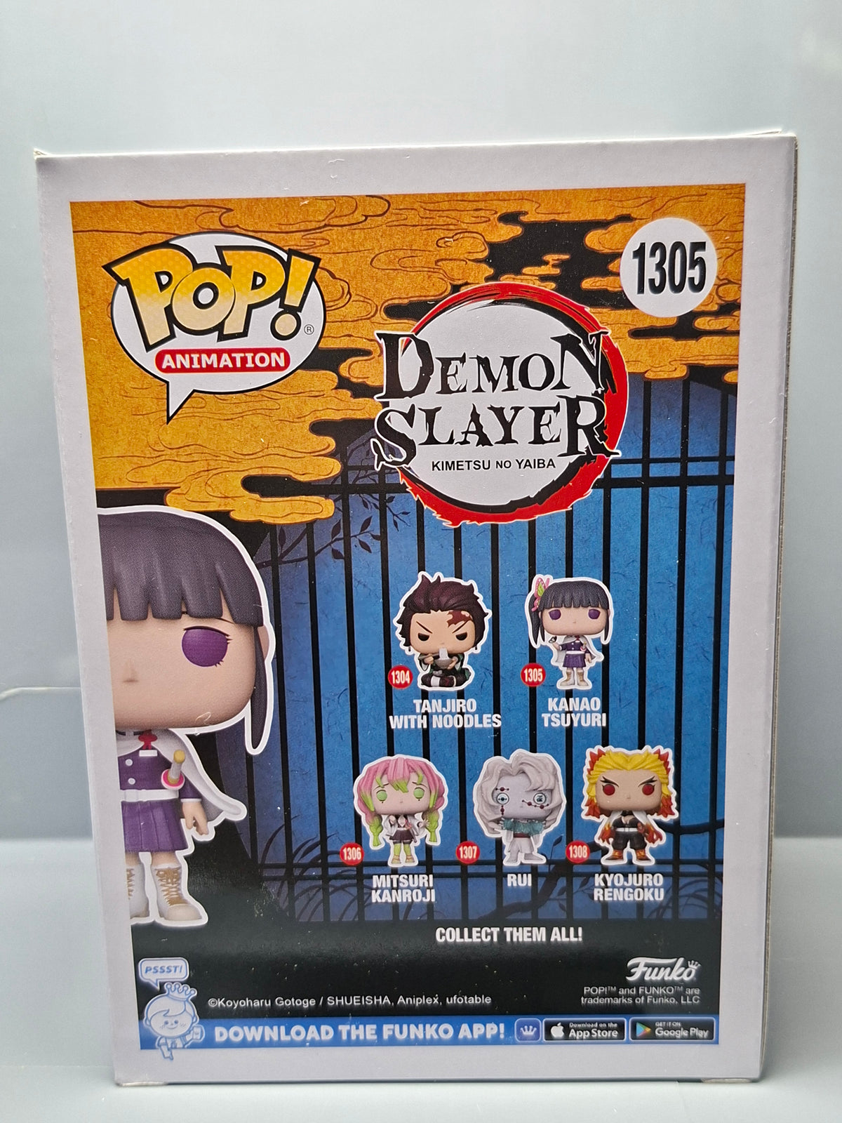 Funko Pop! DEMON SLAYER  Animation N° 1305 Kanao Tsuyuri (F01)
