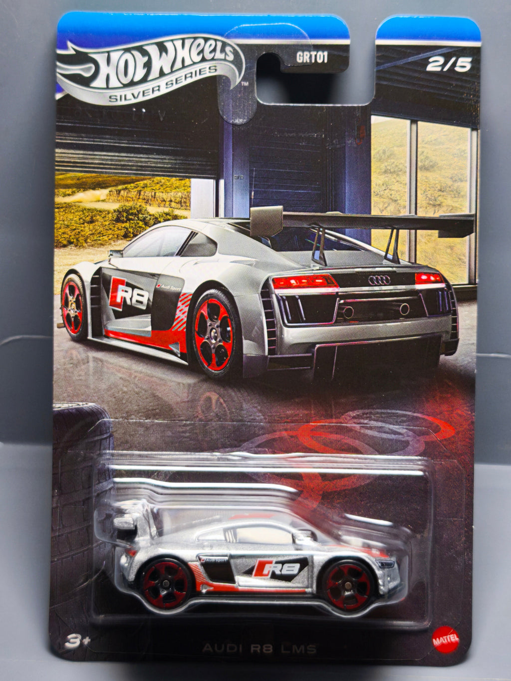 Hot Wheels 2026 Audi Silver series R8 LMS (NP19)