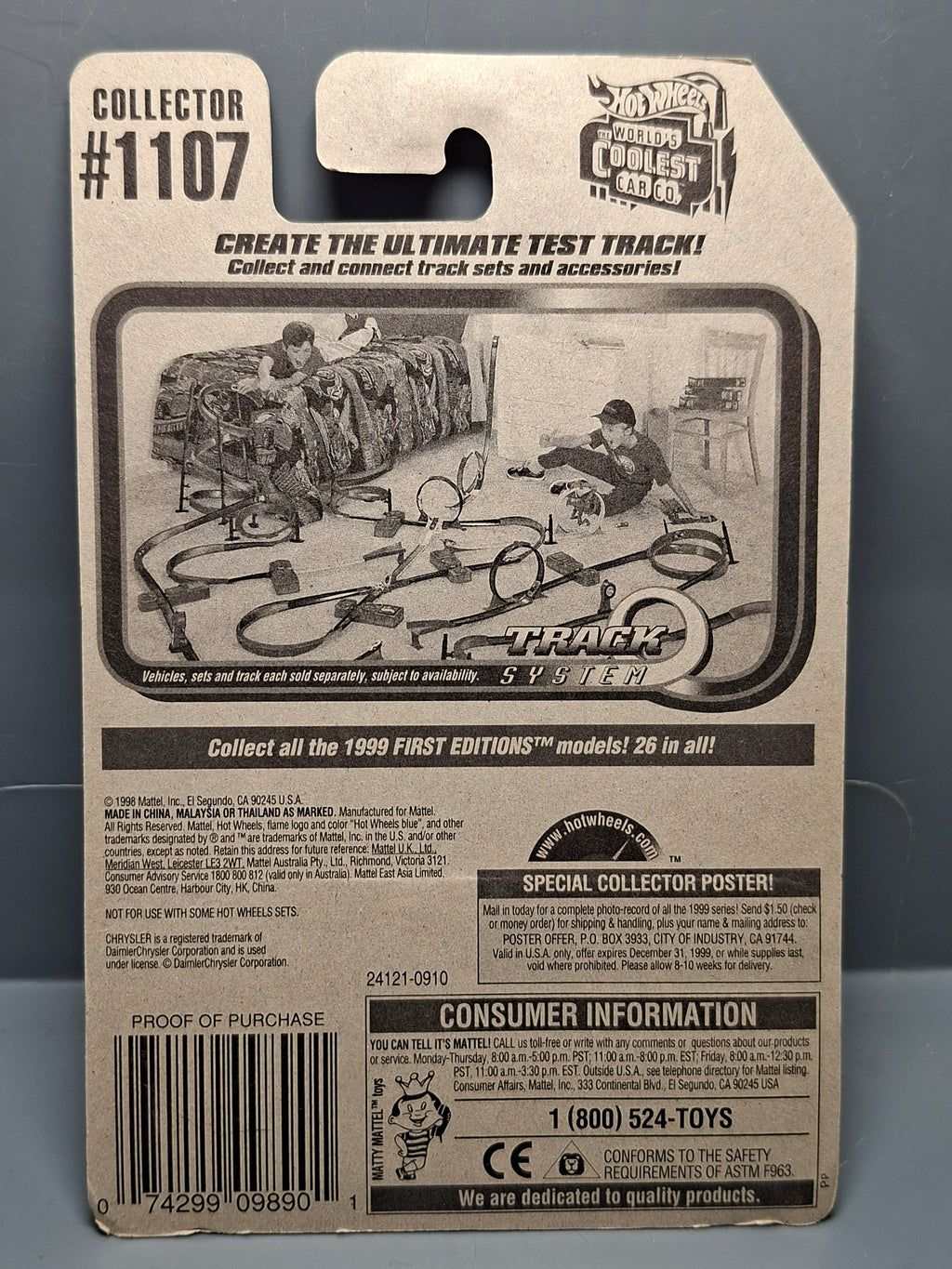Hot Wheels Chrysler thunderbolt 1999-1107 (NP38)