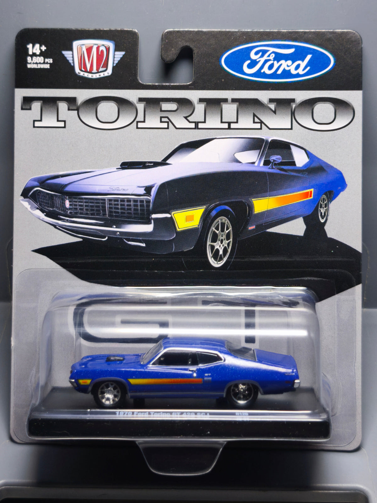 M2 Machines 2025 auto drivers R126 1970 Ford Torino GT 429 SCJ (NG06)