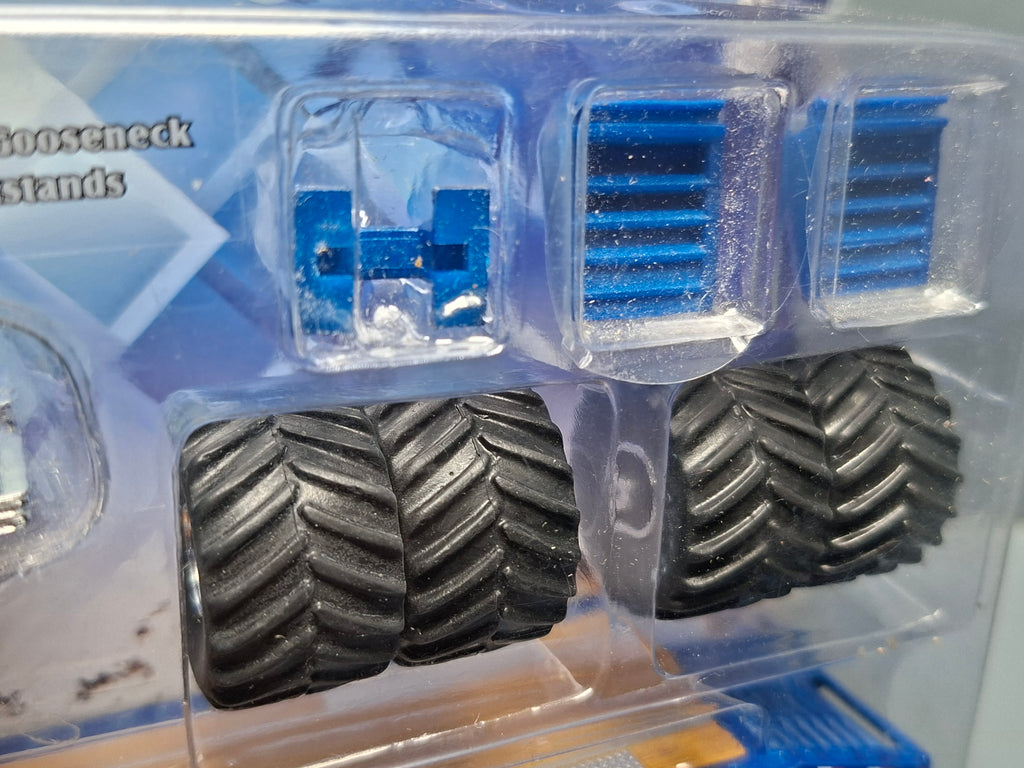 Greenlight Bigfoot Chase 1974 Ford f-250 et gooseneck trailer et tires (CT01)
