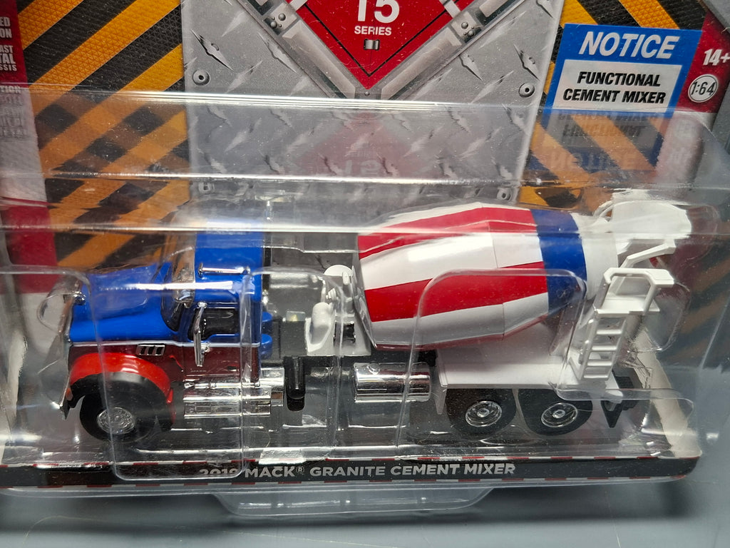 Greenlight Super Duty Trucks Series 15  2019 Mack Granite Cement Mixer  (CT01)