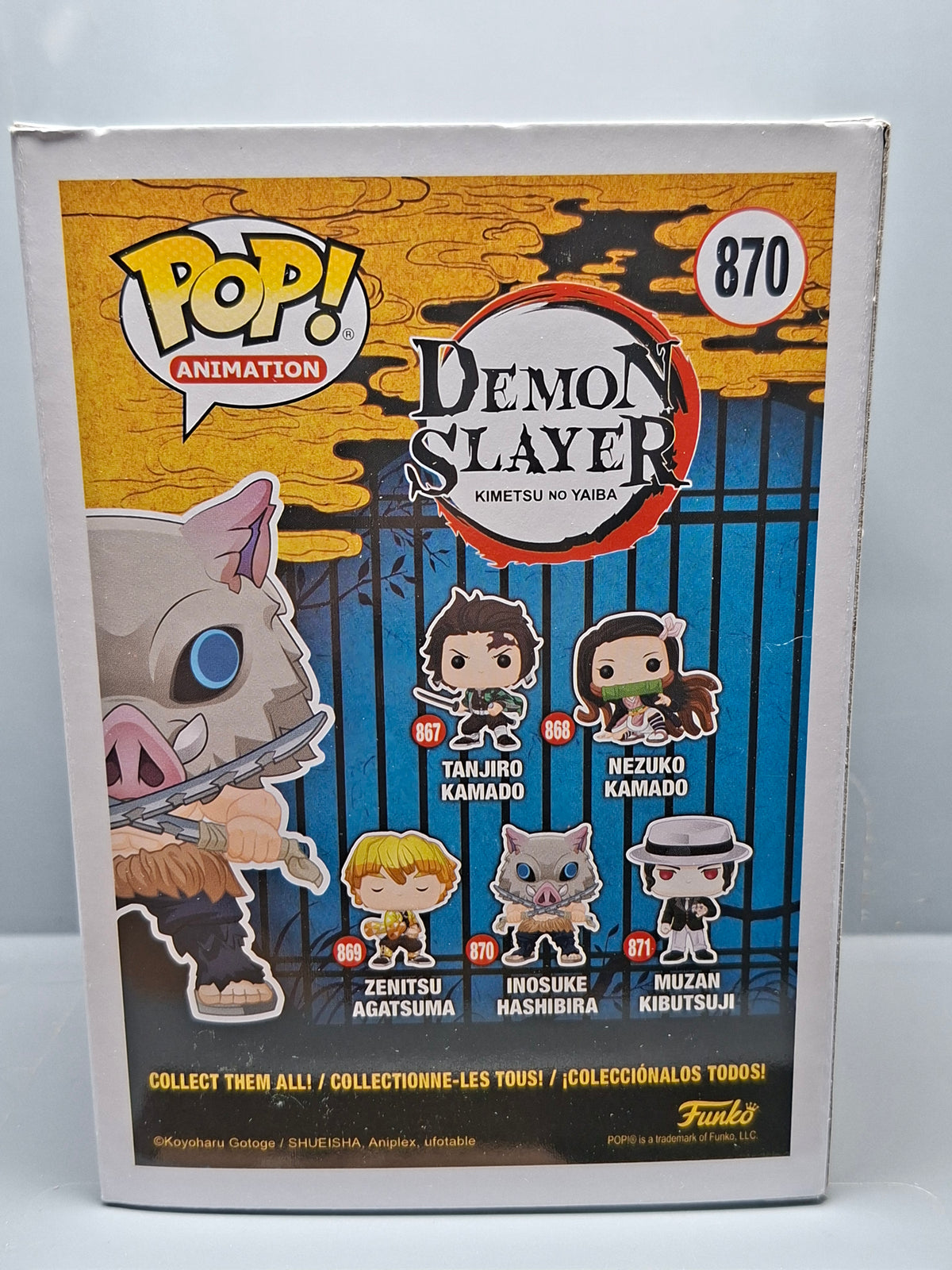 Funko Pop! DEMON SLAYER 870 Inosuke Hashibira (F01)