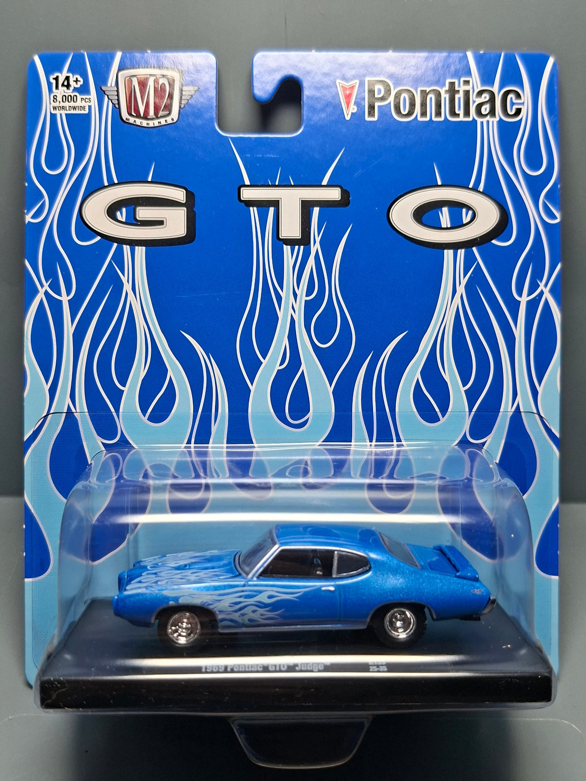 M2 Machines 2025 auto drivers R133 1969 Pontiac GTO Judge (NG10)