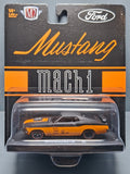 M2 Machines 2025 auto drivers R133 1970 Ford Mustang Mach 1 428 (NG10)