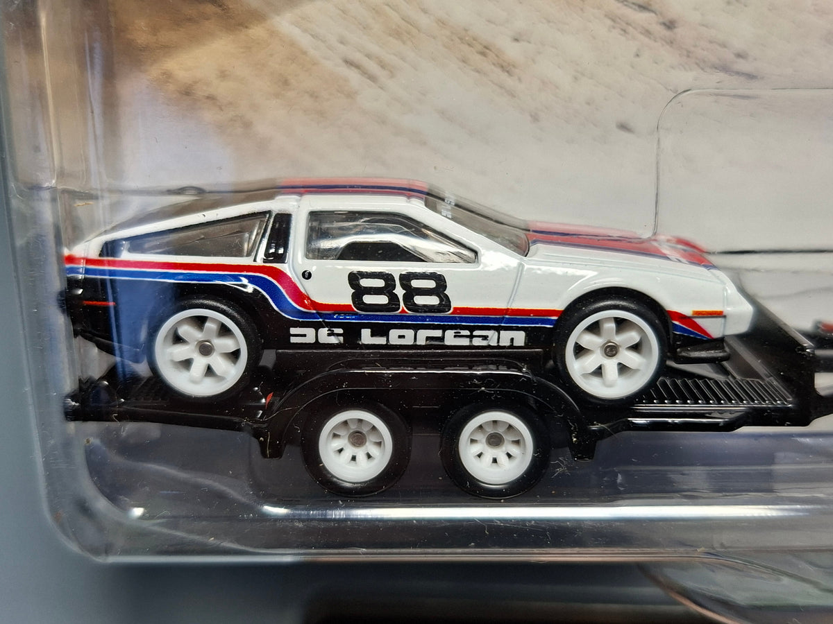 Hot Wheels Team Transport MIX F DMC Delorean / HW Rally Hauler #78 (CT15)