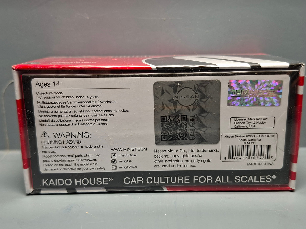 Mini GT Kaido House Nissan Skyline 2000 GT-R  n° 211 (NP40)
