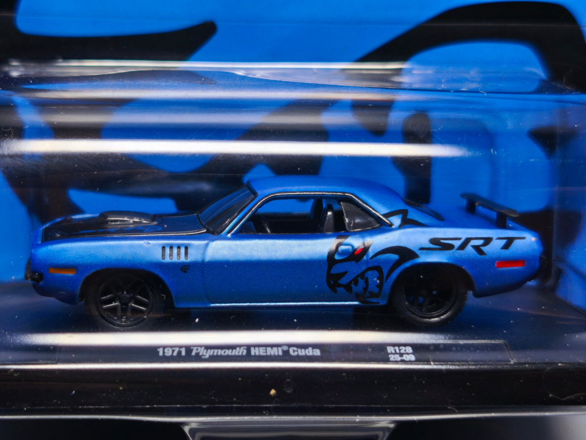M2 Machines 2025 auto drivers R128 1971 Plymouth Hemi Cuda SRT (NG05)