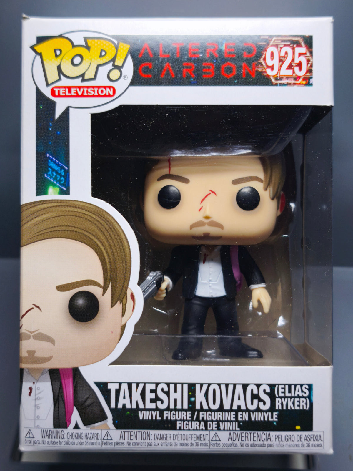 Funko Pop! ALTERED CARBON 925 Takeshi Kovacs Elias Ryker (F9)