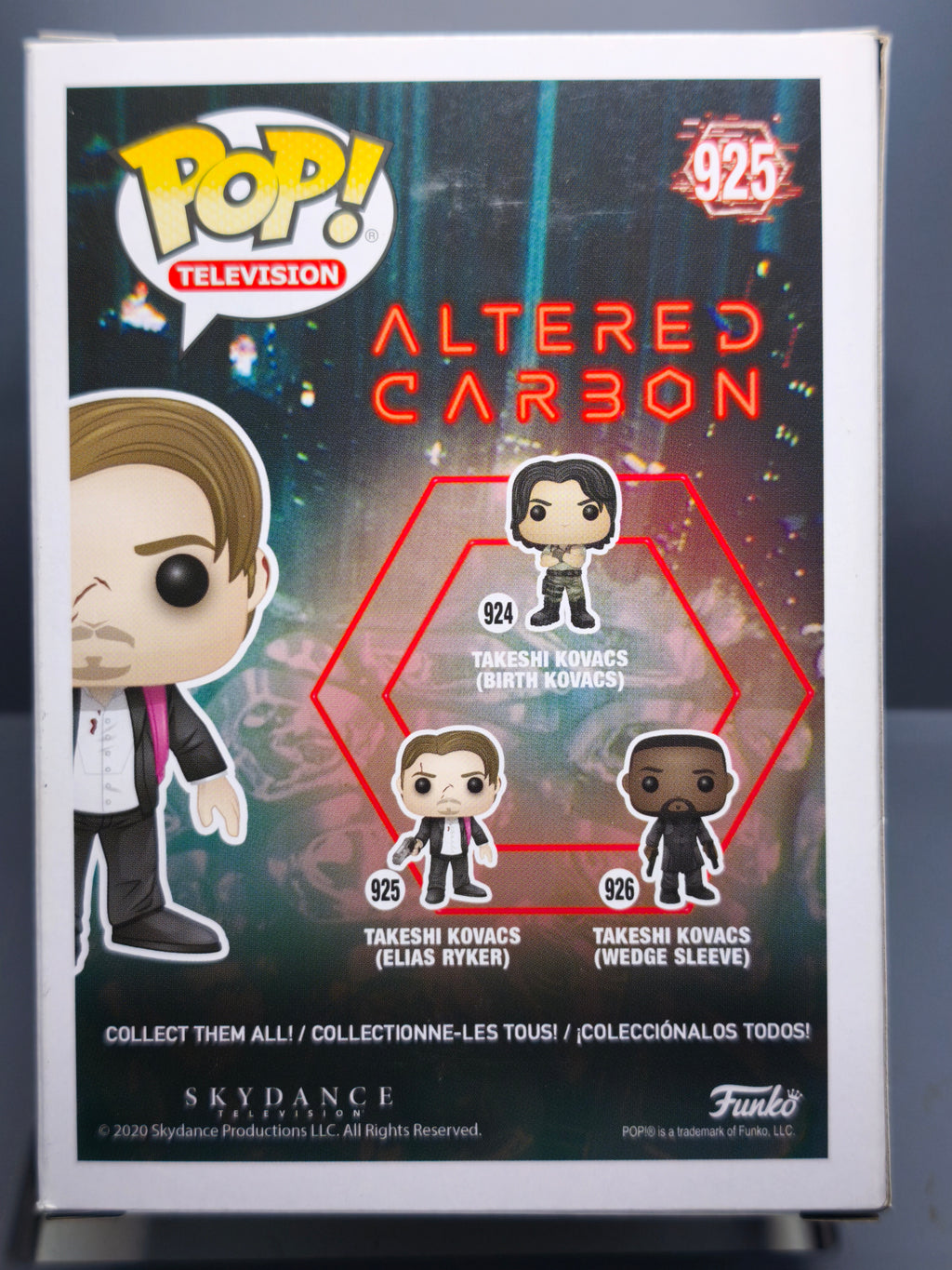 Funko Pop! ALTERED CARBON 925 Takeshi Kovacs Elias Ryker (F09)