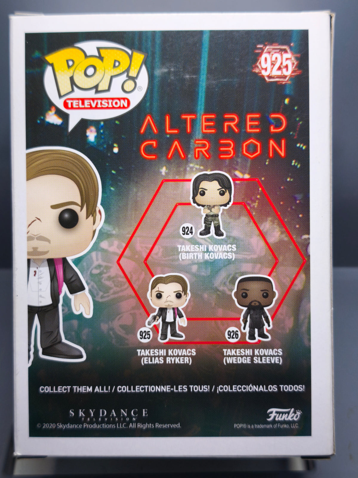 Funko Pop! ALTERED CARBON 925 Takeshi Kovacs Elias Ryker (F09)