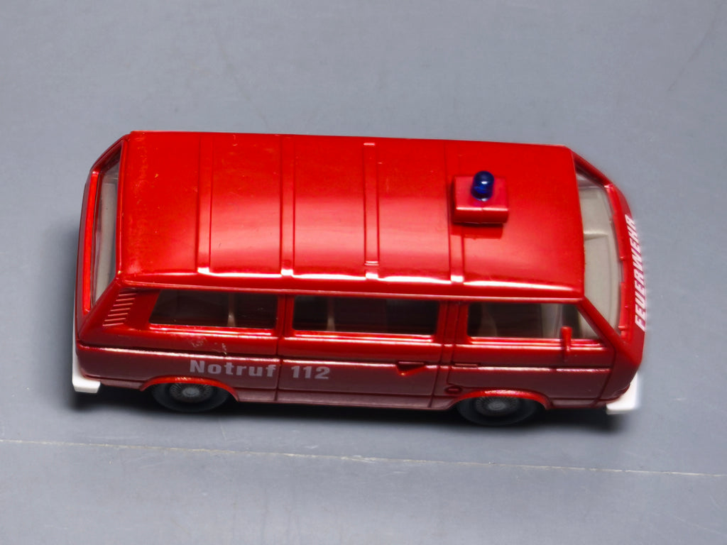 Wiking 1/87 Volkswagen T3 feuerwher notruf 112 (A34)
