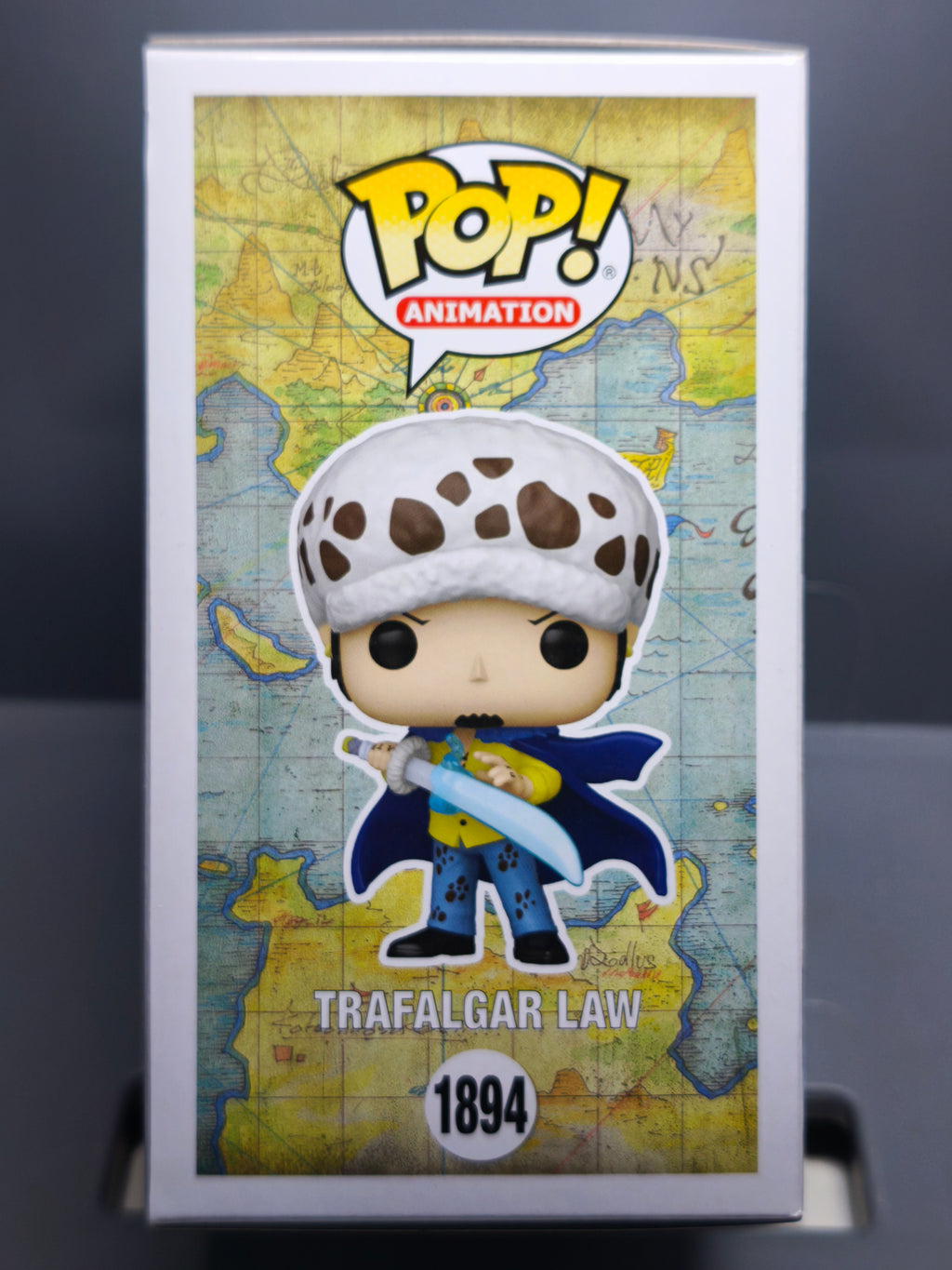 Funko Pop!  One Piece Pop Animation N° 1894 Trafalgar Law avec Blue Anes   (F51)