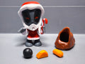 Marvel Bandai figurine Deadpool Chimichanga surprise gris Père noël