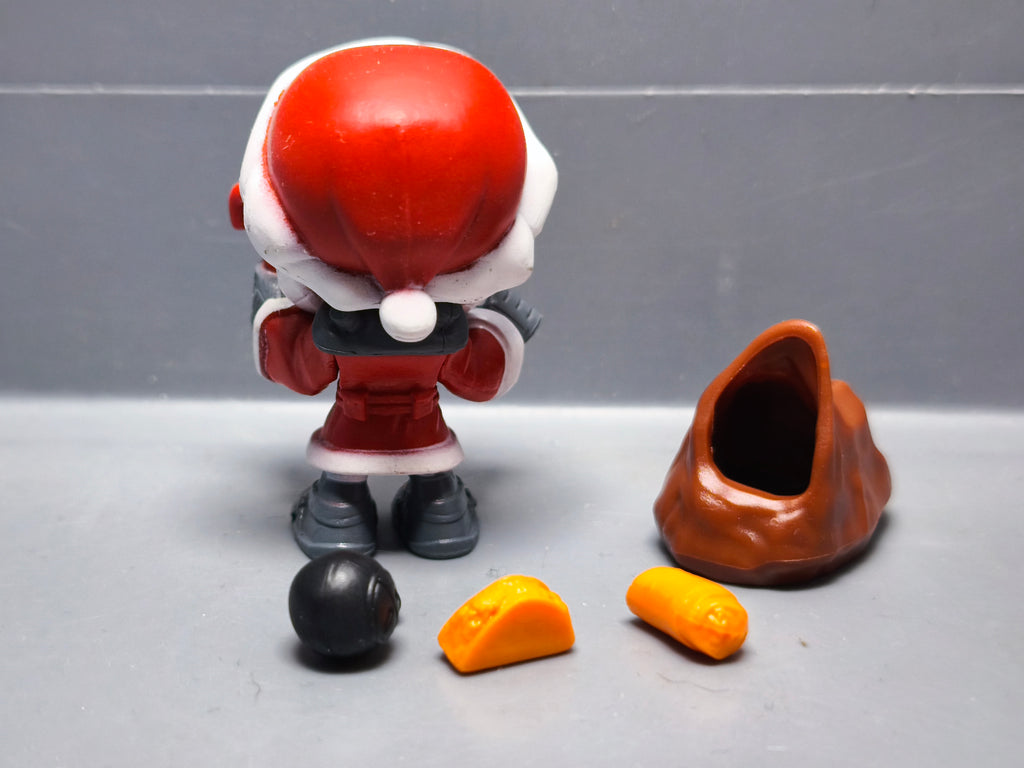 Marvel Bandai figurine Deadpool Chimichanga surprise gris Père noël
