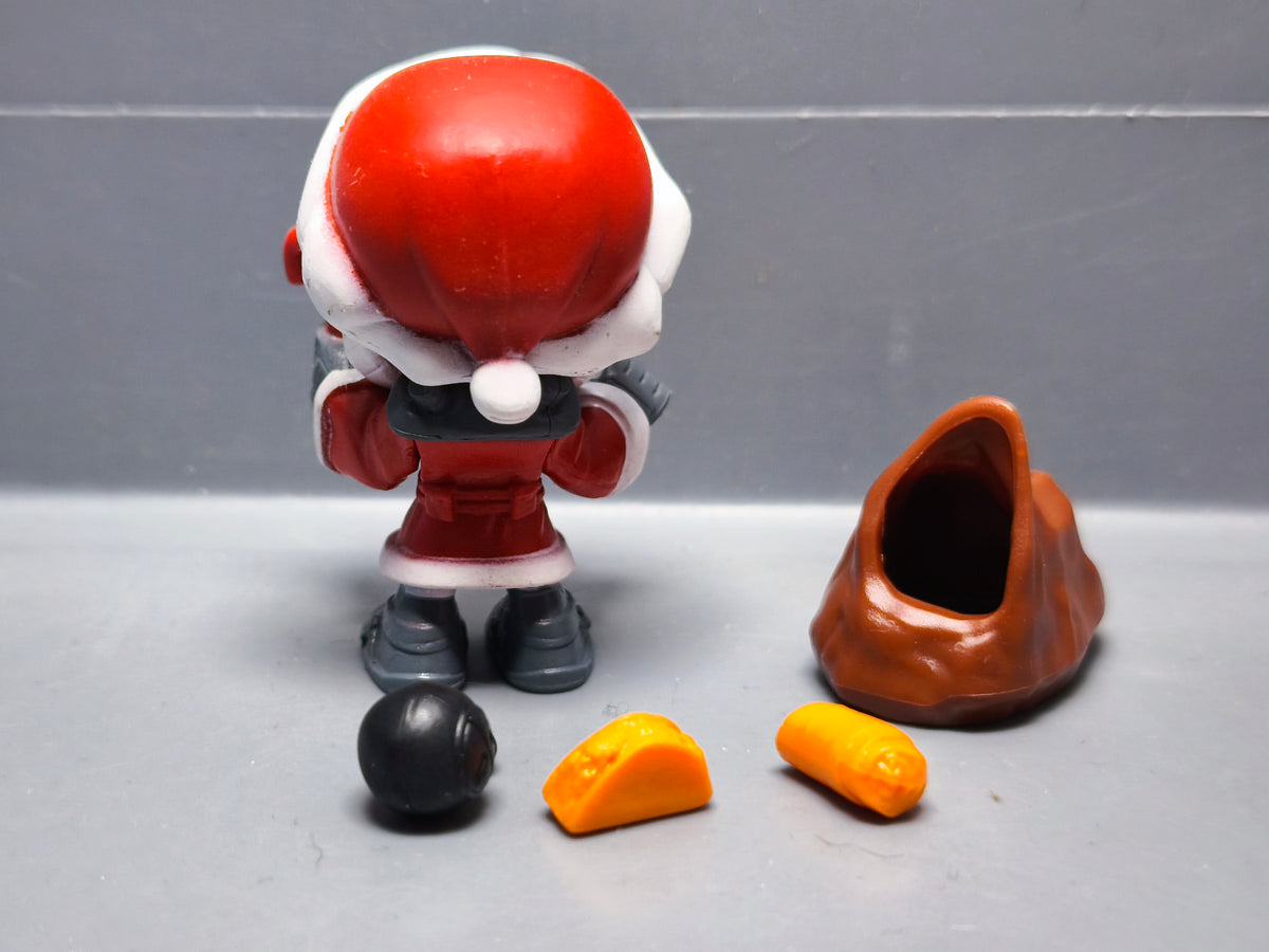 Marvel Bandai figurine Deadpool Chimichanga surprise gris Père noël