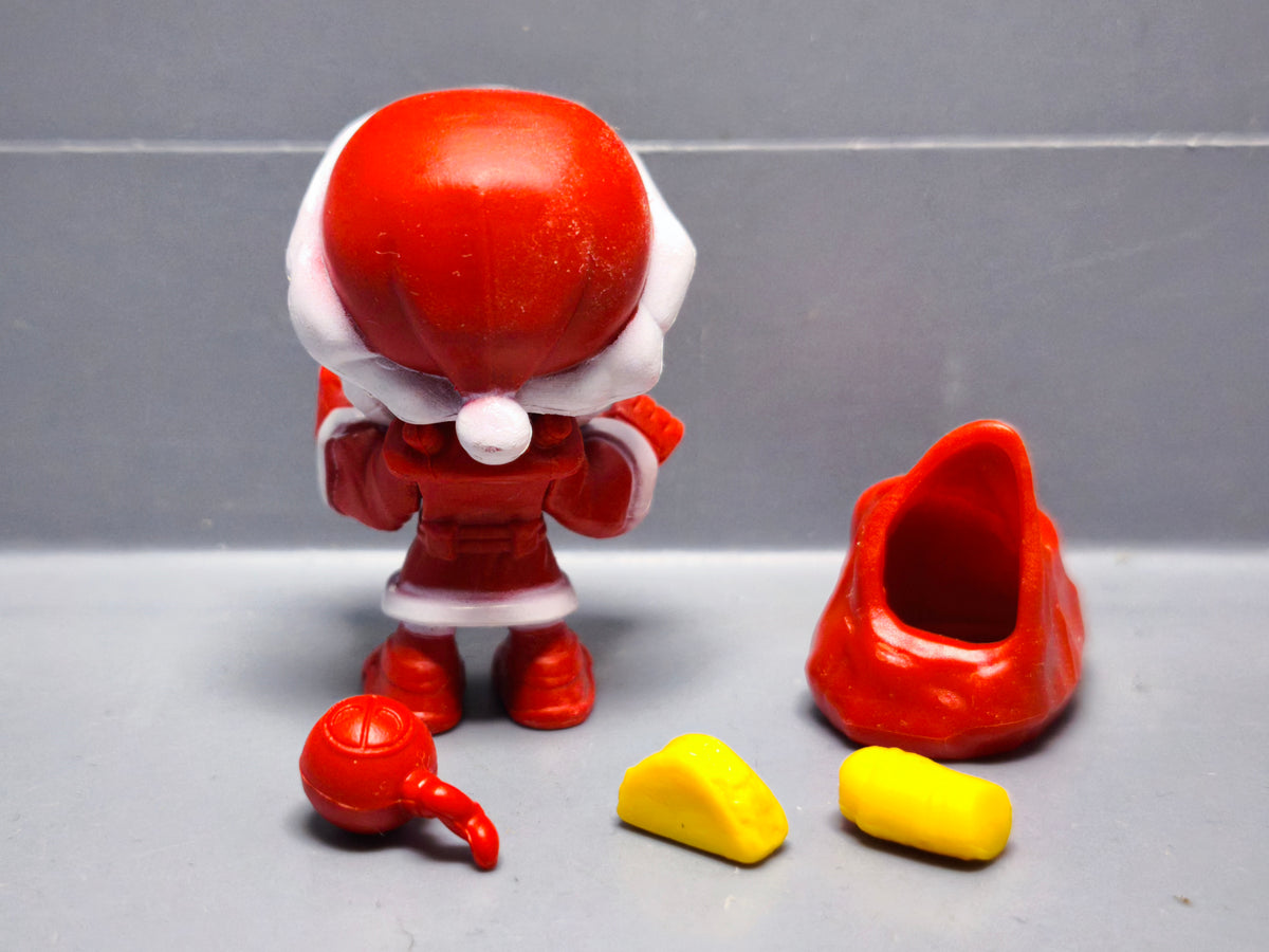Marvel Bandai figurine Deadpool Chimichanga surprise rouge Père noël