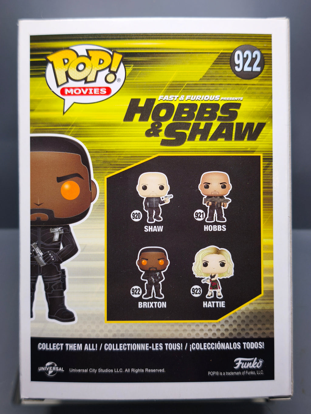 Funko Pop! Hobbs & Shaw #922 Brixton (F27)