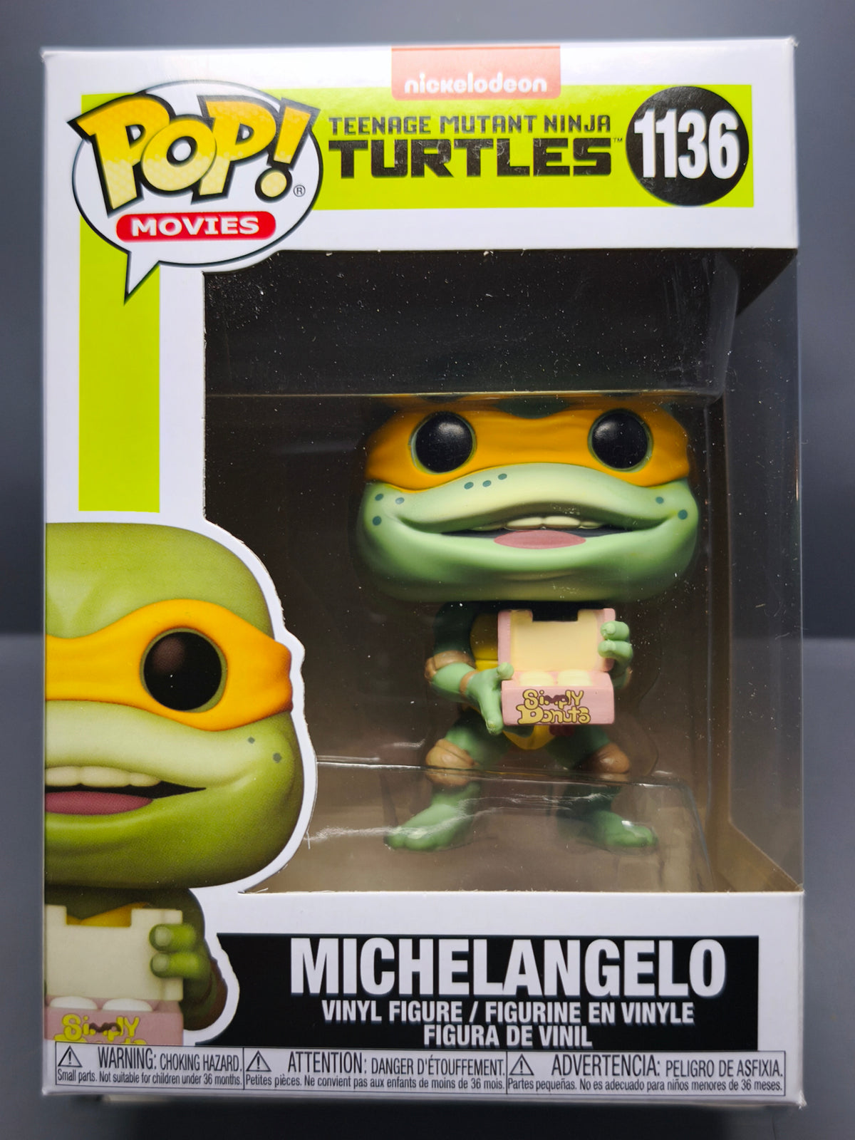 Funko Pop! Nickelodeon teenage mutant Ninja Turtles Michelangelo #1136 (F19)