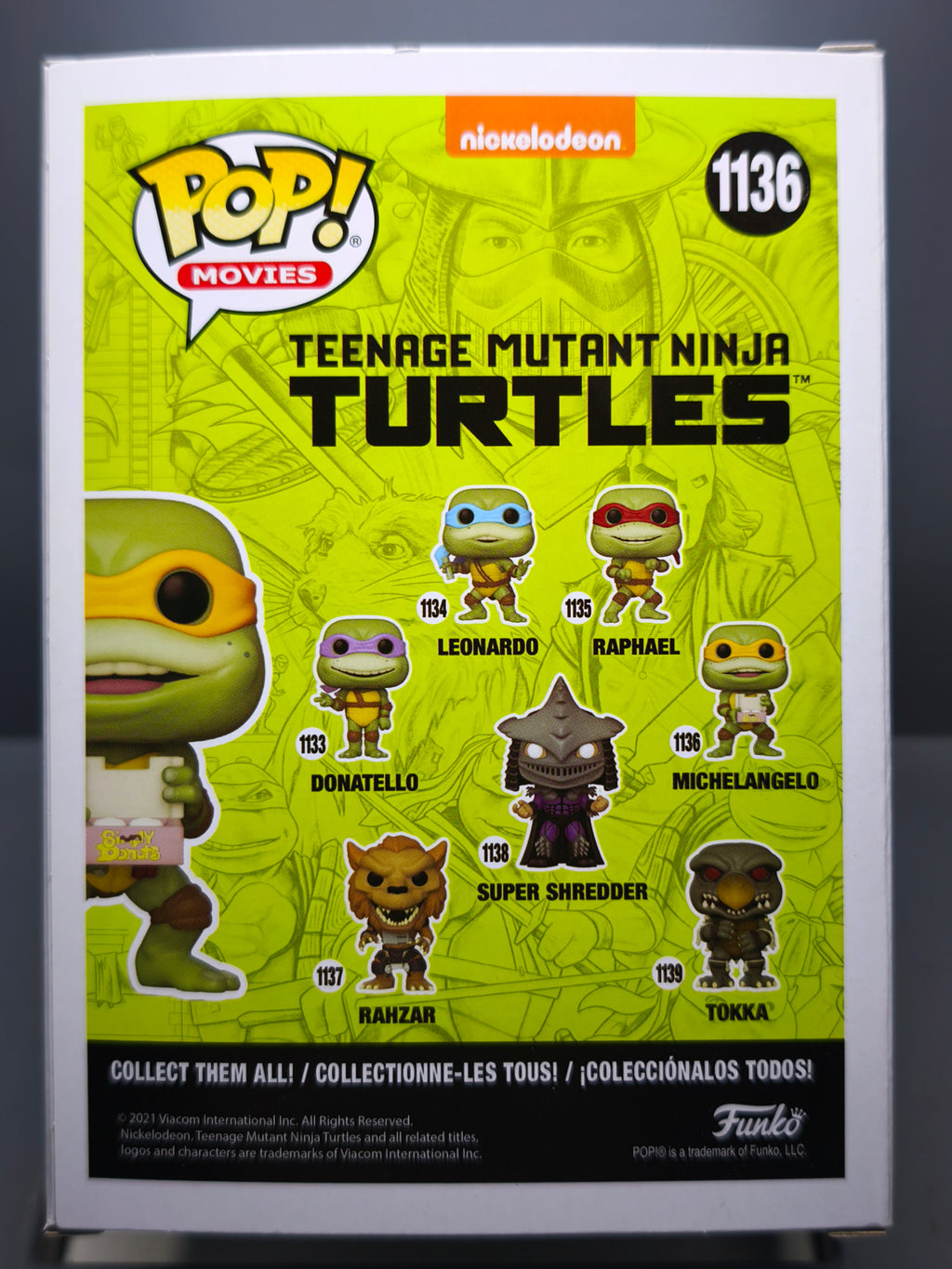 Funko Pop! Nickelodeon teenage mutant Ninja Turtles Michelangelo #1136 (F19)
