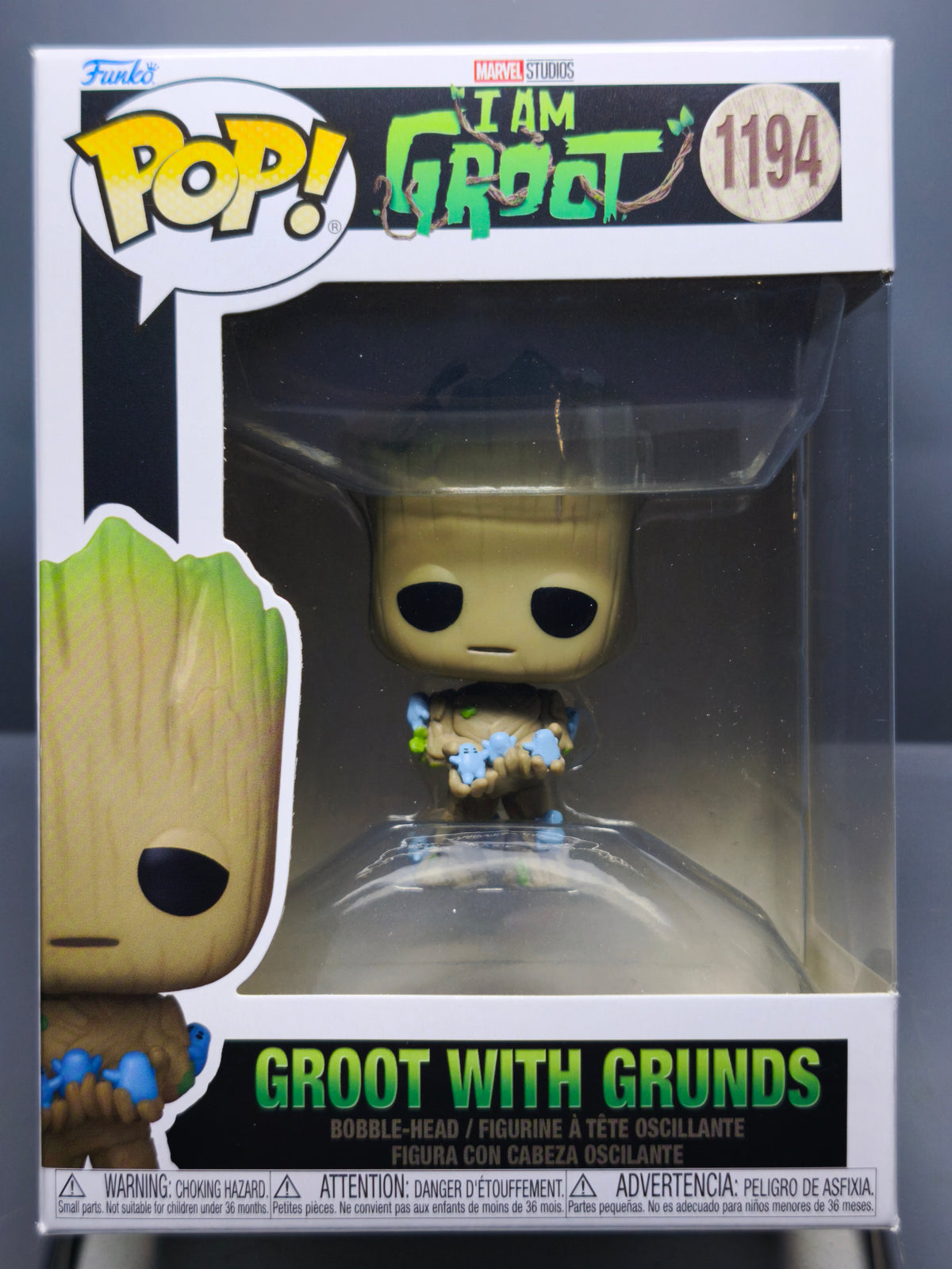 Funko Pop! I AM GROOT  N° 1194 Groot with Grunds (FU17)