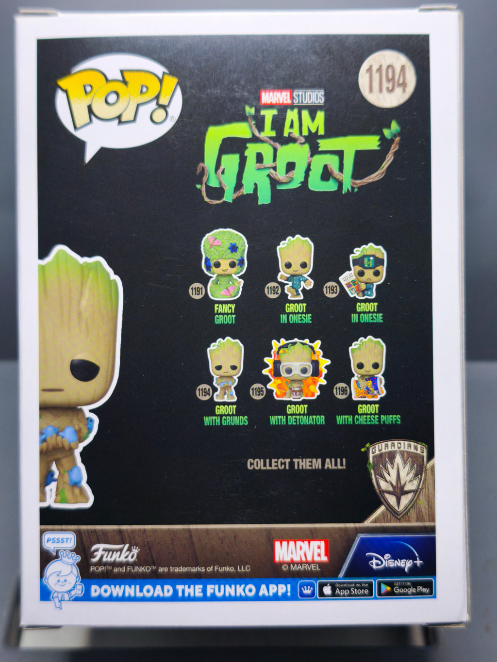 Funko Pop! I AM GROOT  N° 1194 Groot with Grunds (FU17)
