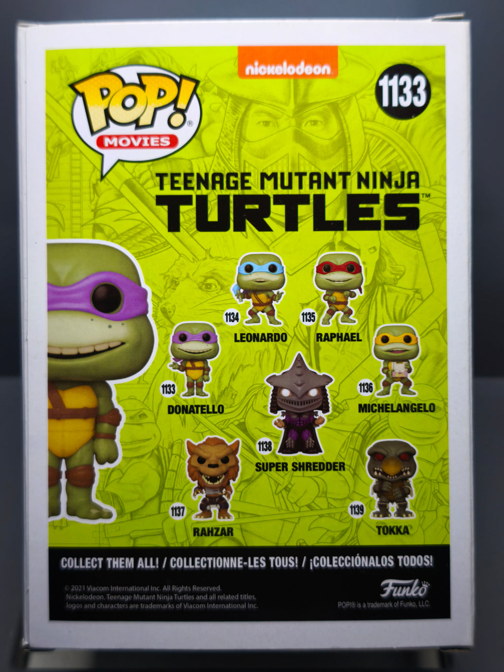 Funko Pop! Nickelodeon teenage mutant Ninja Turtles Donatello #1133 (F14)