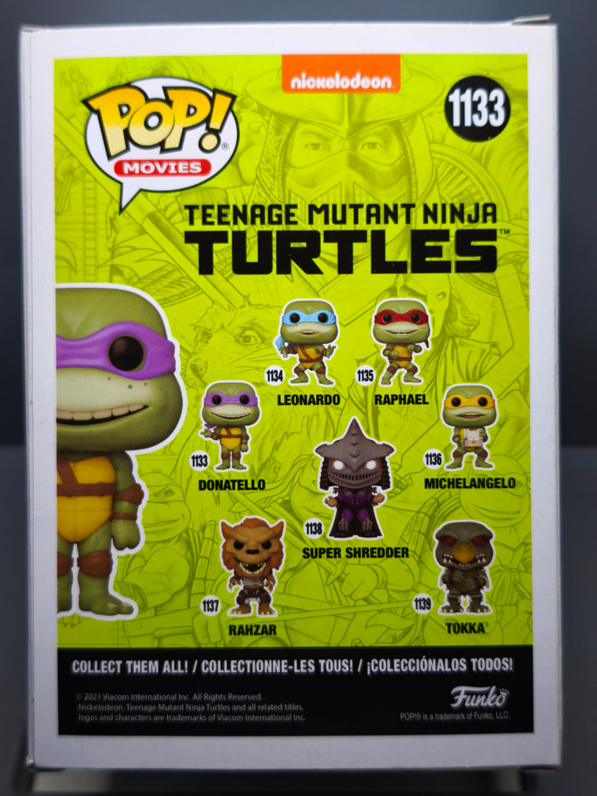 Funko Pop! Nickelodeon teenage mutant Ninja Turtles Donatello #1133 (F14)