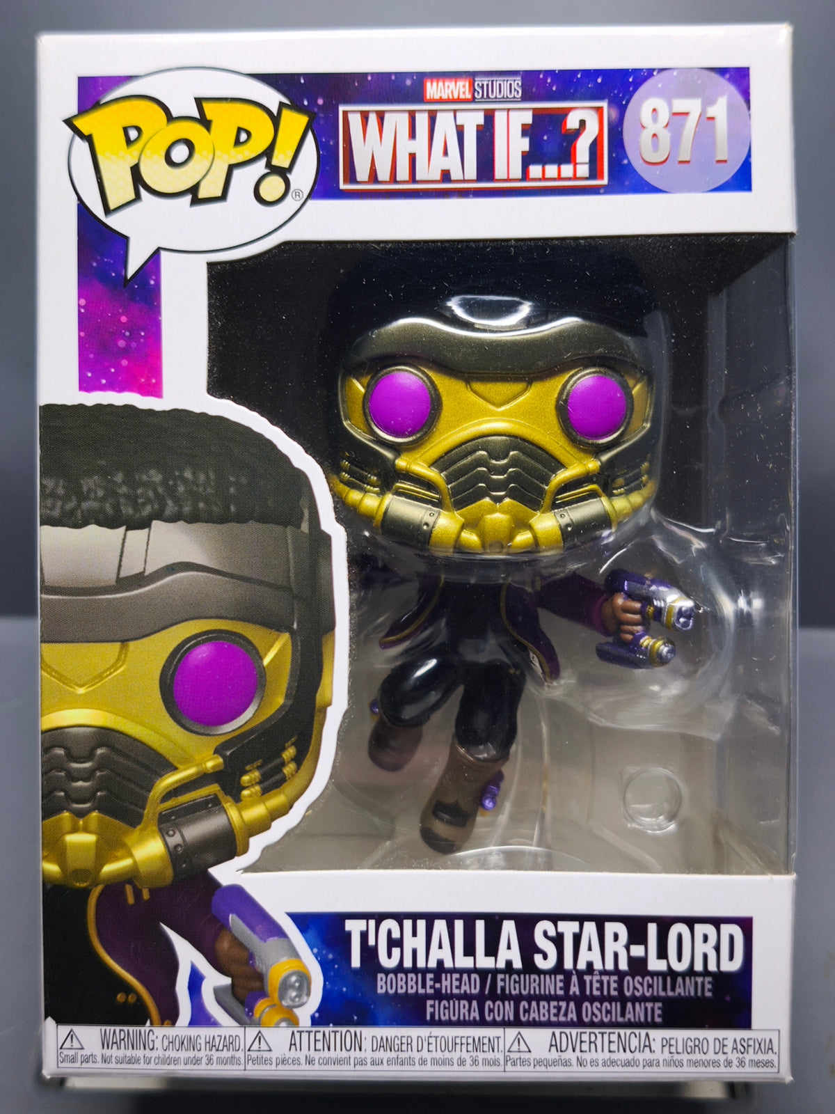 Funko Pop! Marvel What If ...? #871 T'Challa Star-Lord (F42)