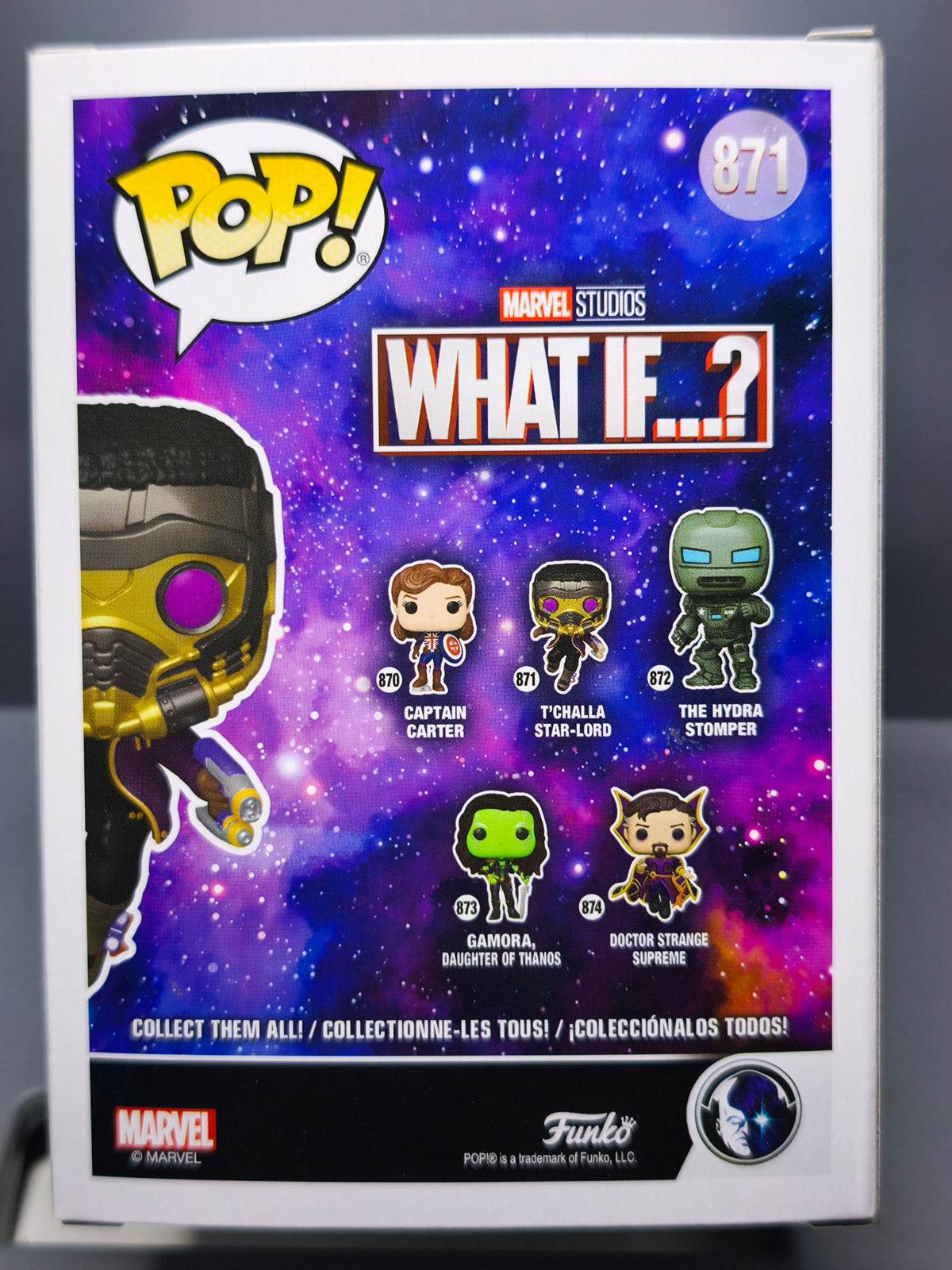 Funko Pop! Marvel What If ...? #871 T'Challa Star-Lord (F42)