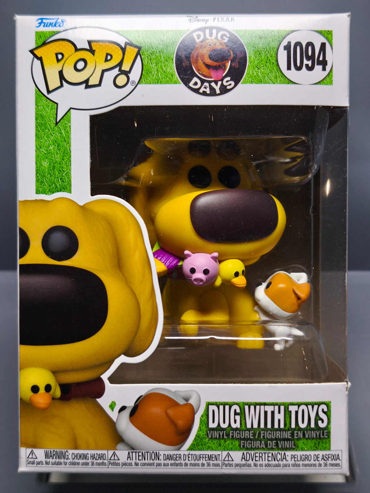 Funko Pop! Disney Pixar DUG DAYS #1094 Dug With Toys  (F06)