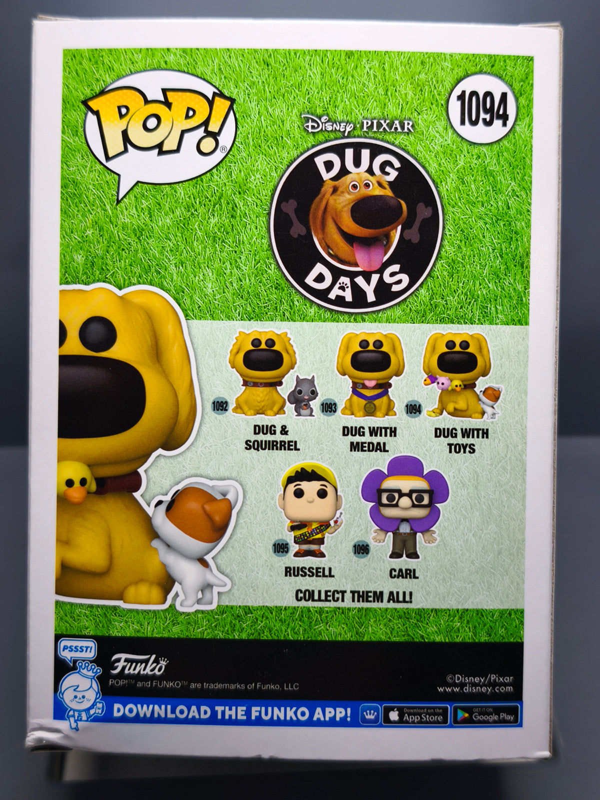 Funko Pop! Disney Pixar DUG DAYS #1094 Dug With Toys  (F06)