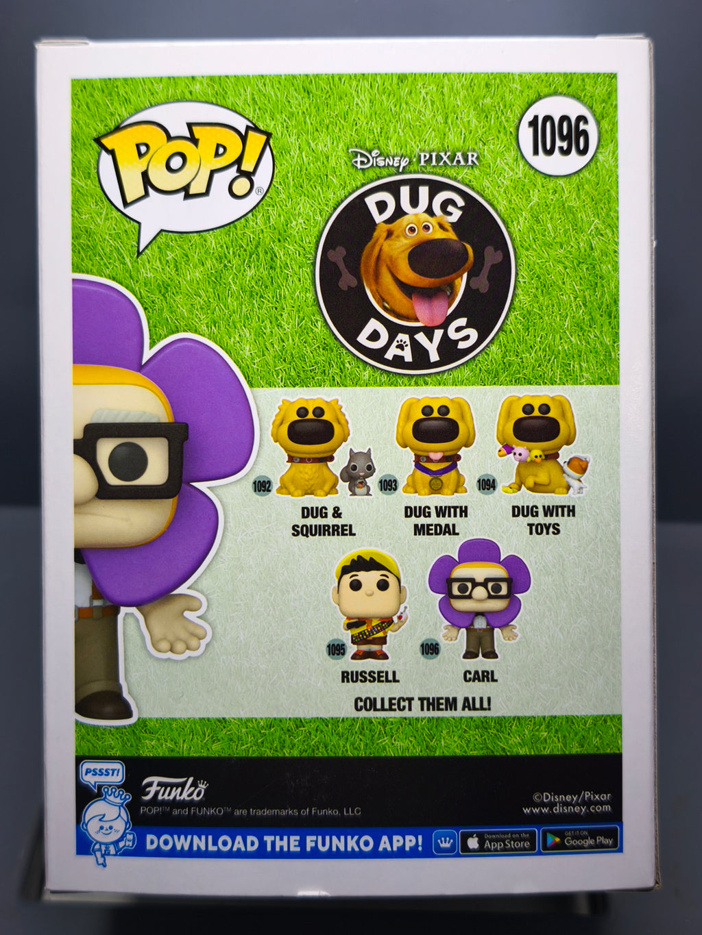 Funko Pop! Disney Pixar DUG DAYS #1096 Carl  (F34)