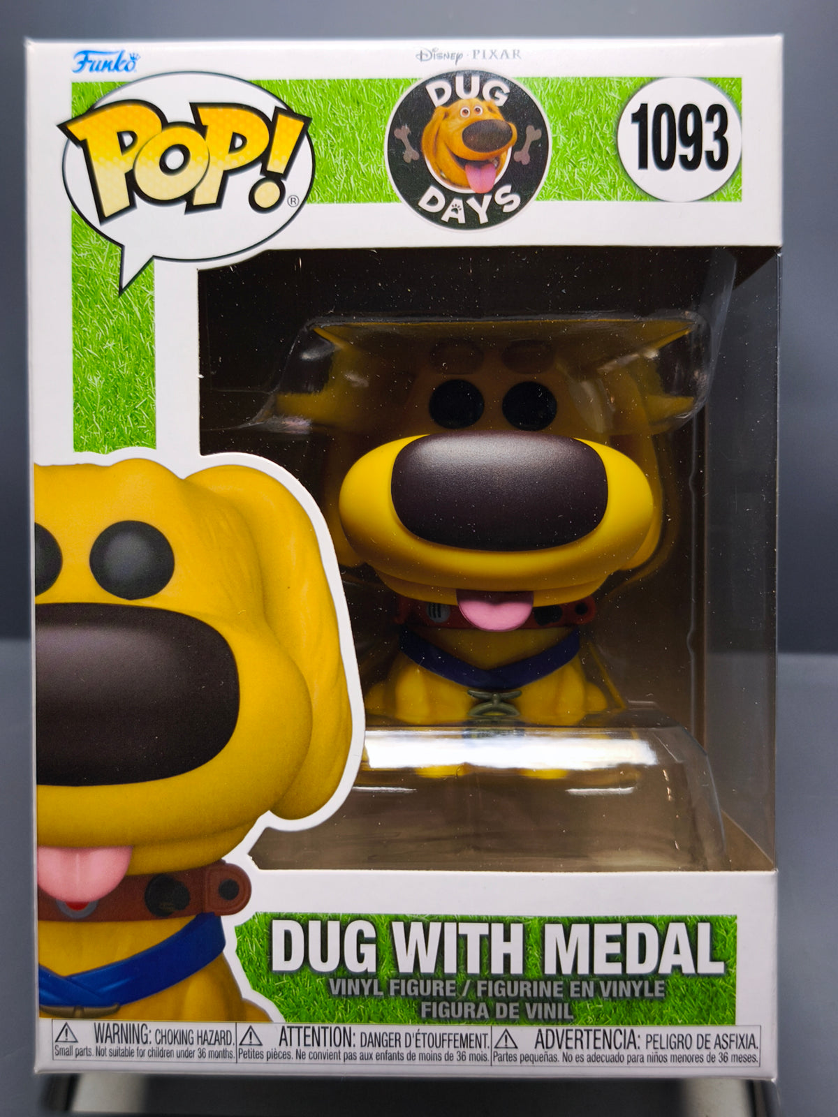 Funko Pop! Disney Pixar DUG DAYS #1093 Dug with medal (F34)