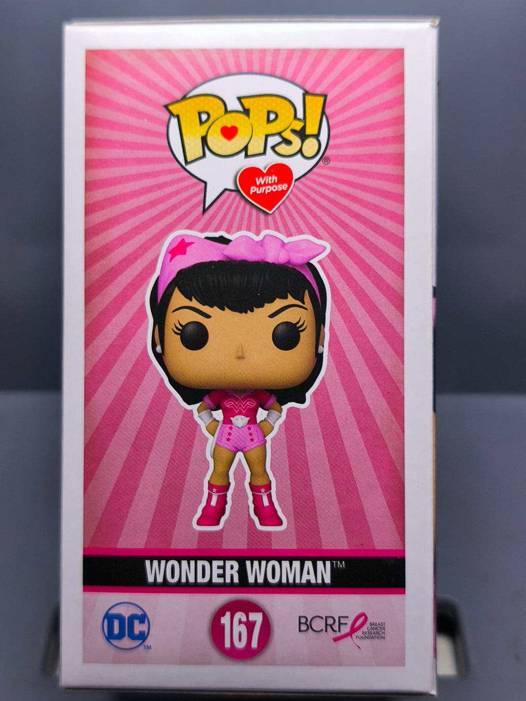 Funko Pop! DC Comics Bombshells Wonder Woman Edition Cancer du sein #167 (F32)