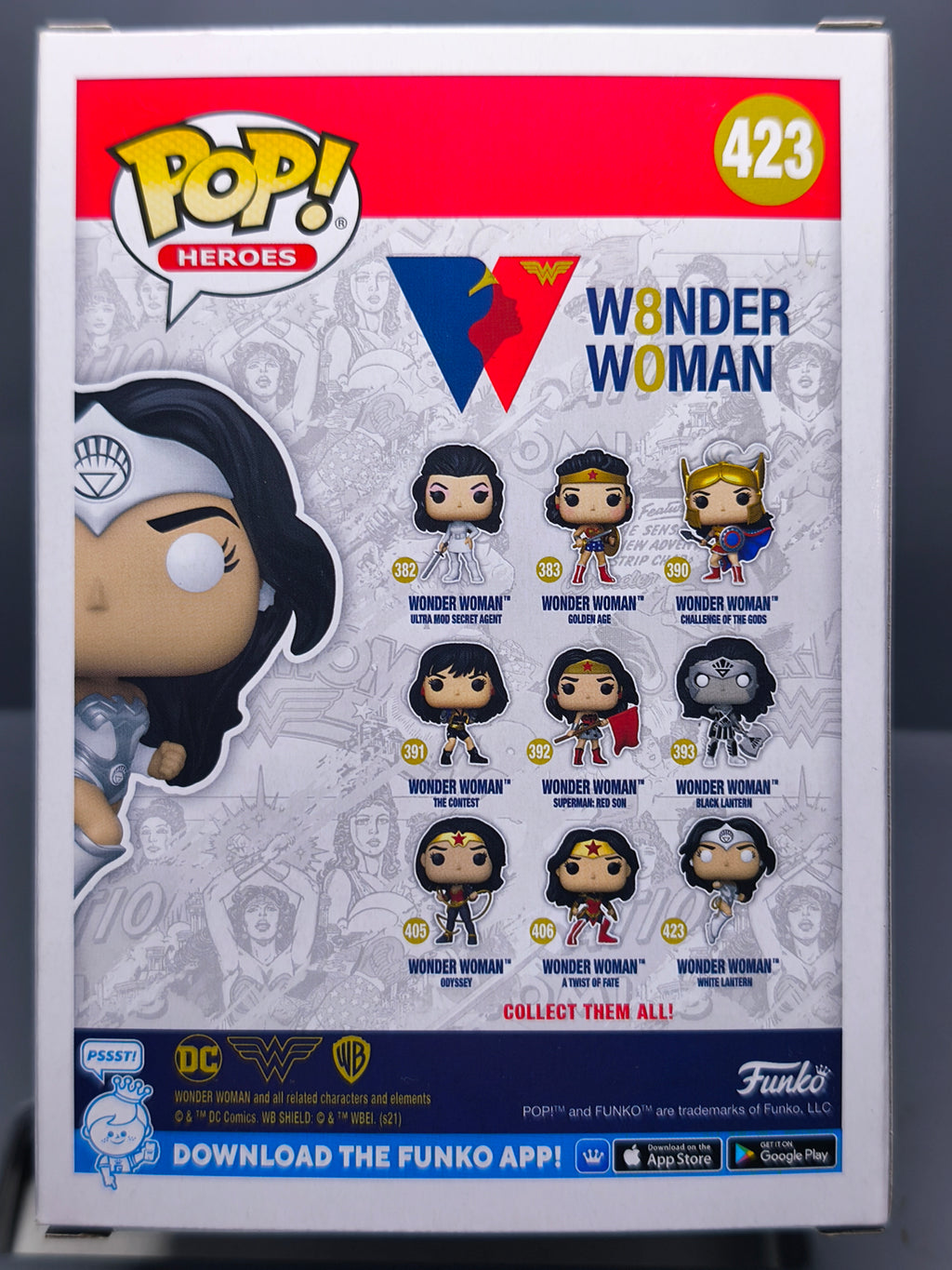 Funko Pop! Wonder Woman White Lantern  #423 (F20)