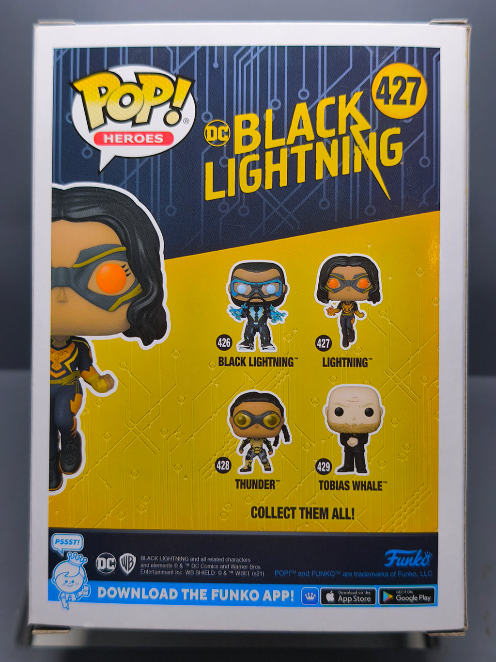 Funko Pop! BLACK LIGHTNING Lightning #427 (F20)