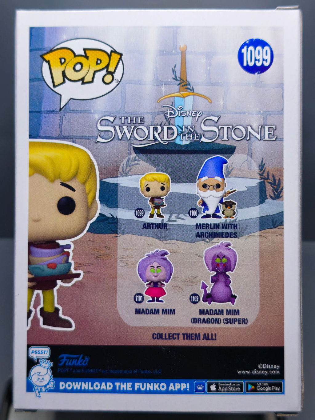 Funko Pop! SWORD IN THE STONE  #1099 Arthur (F26)